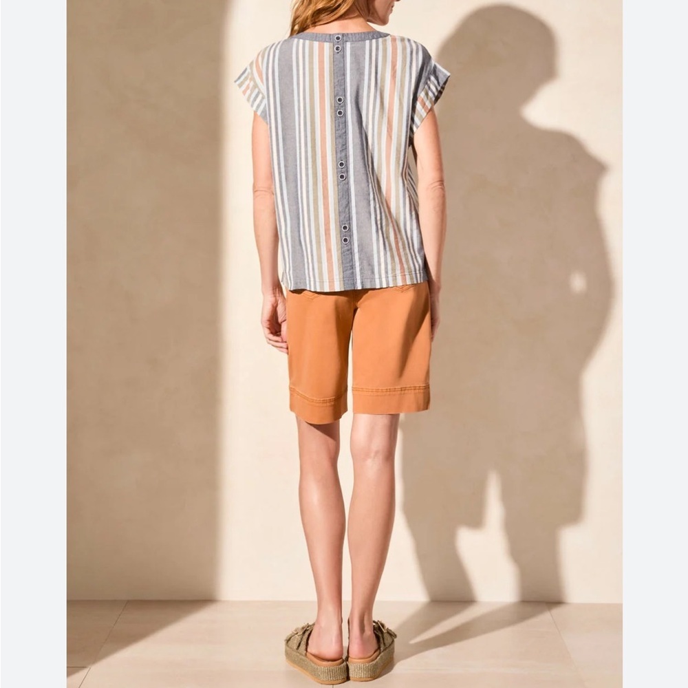 Tribal Drop Shoulder Cap Sleeve Size M